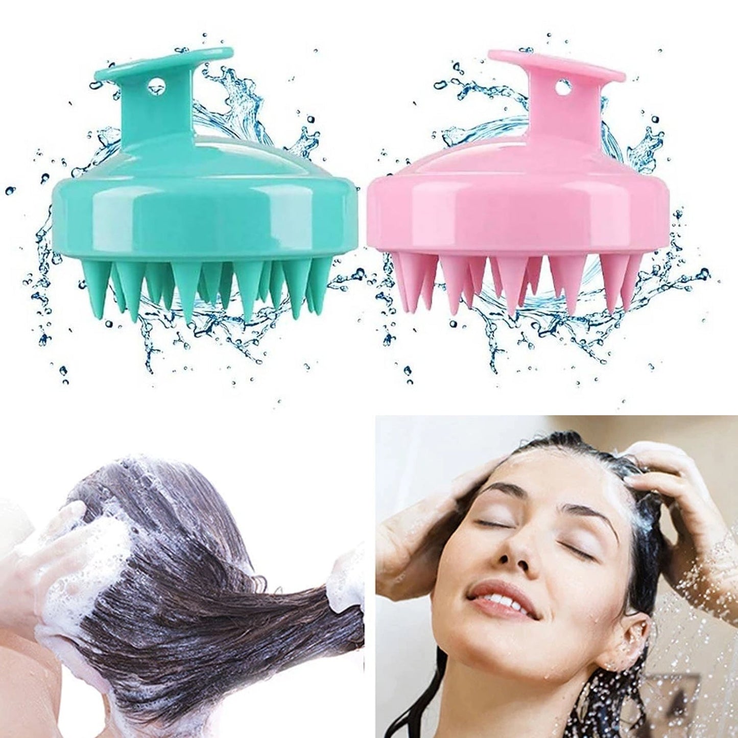 Hair Scalp Adjustable Massager Shampoo Brush scalp Shampoo Brush
