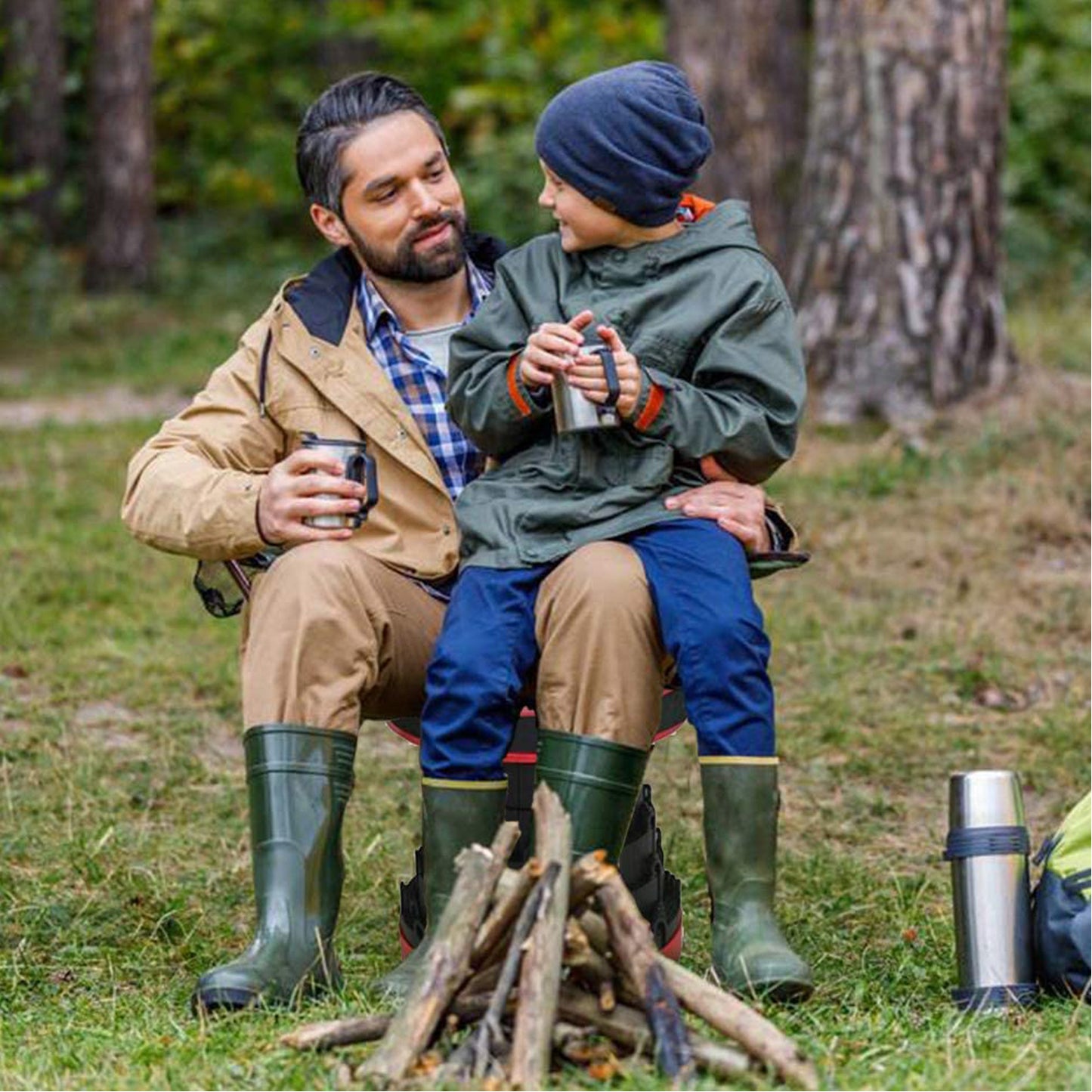 Foldable Retractable Height Adjusting Stool Space Saving Telescopic Stool For Fishing Hiking Stool For Adults And Kids.