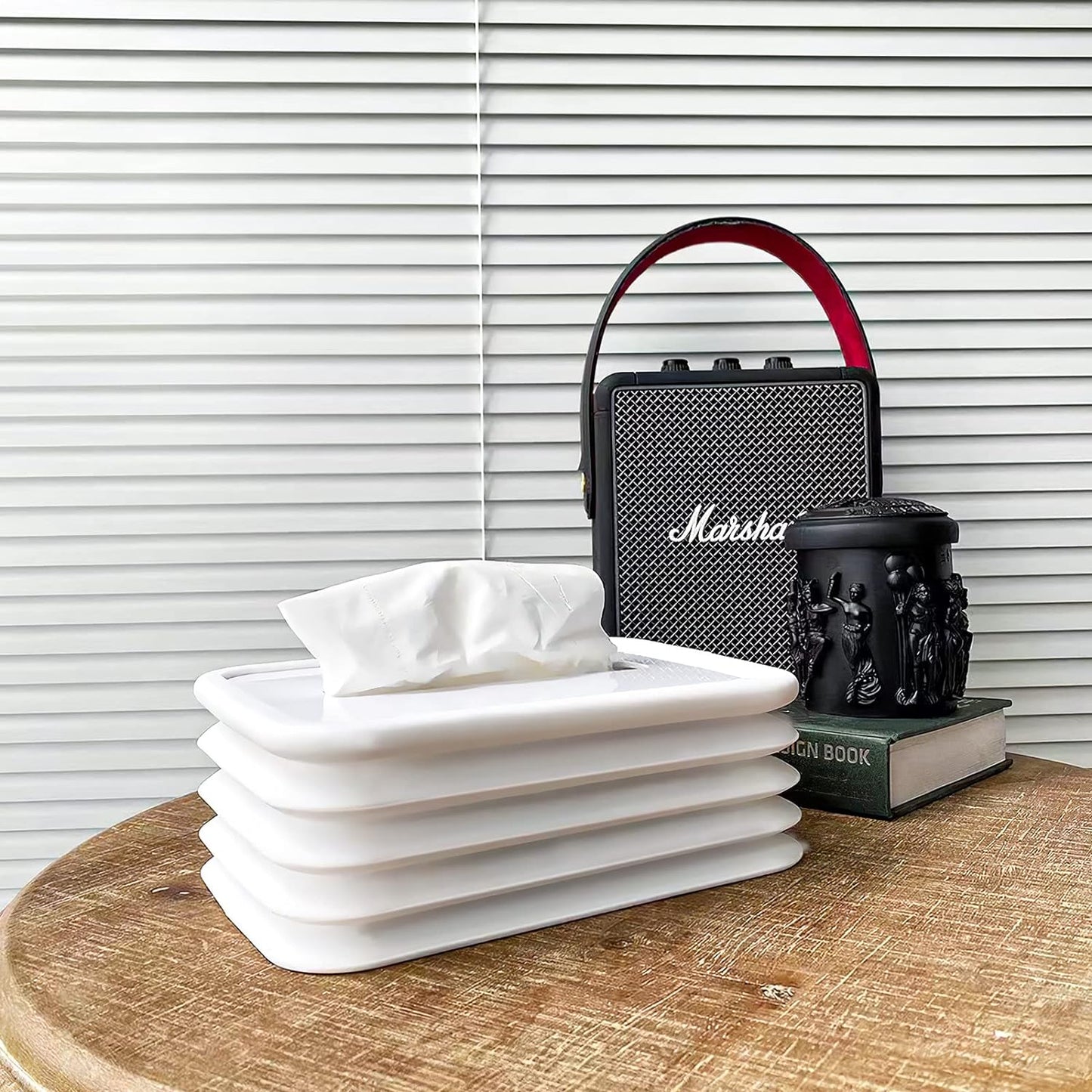 Tissues Holder Silicone Simple Tissue Box Tissues Cylinder Tissues Cube Box Tissue Holder For Bathroom Office Car Bedroom For Bathroom Room Office Car