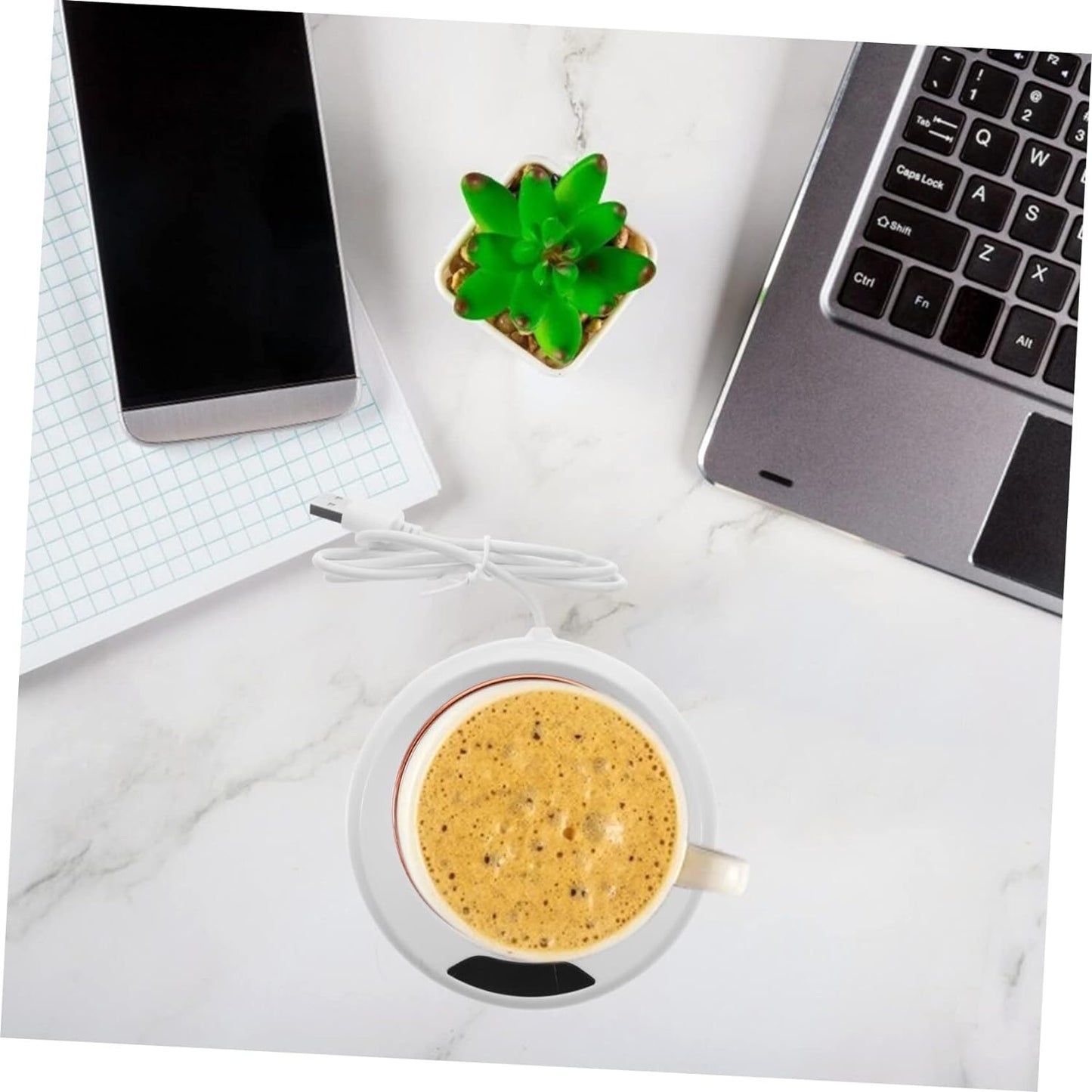 Usb Warm Coaster Heated Coffee Mug Portable Office Desk Portable Cup Heater Coffee Mug Warmer Electric Cup Warmer (1 Pc)