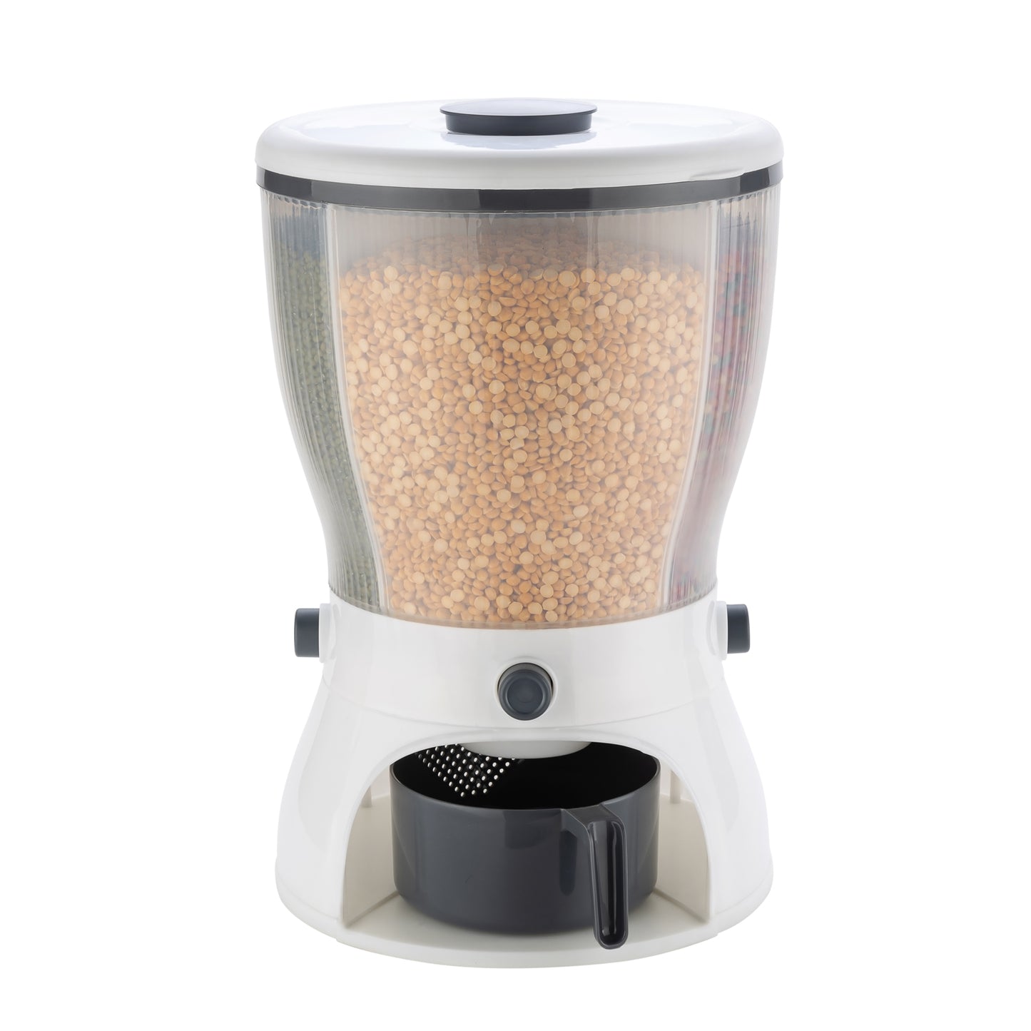 4in1 Rice Dispenser Grain Storage Container Household Cereal Dispenser