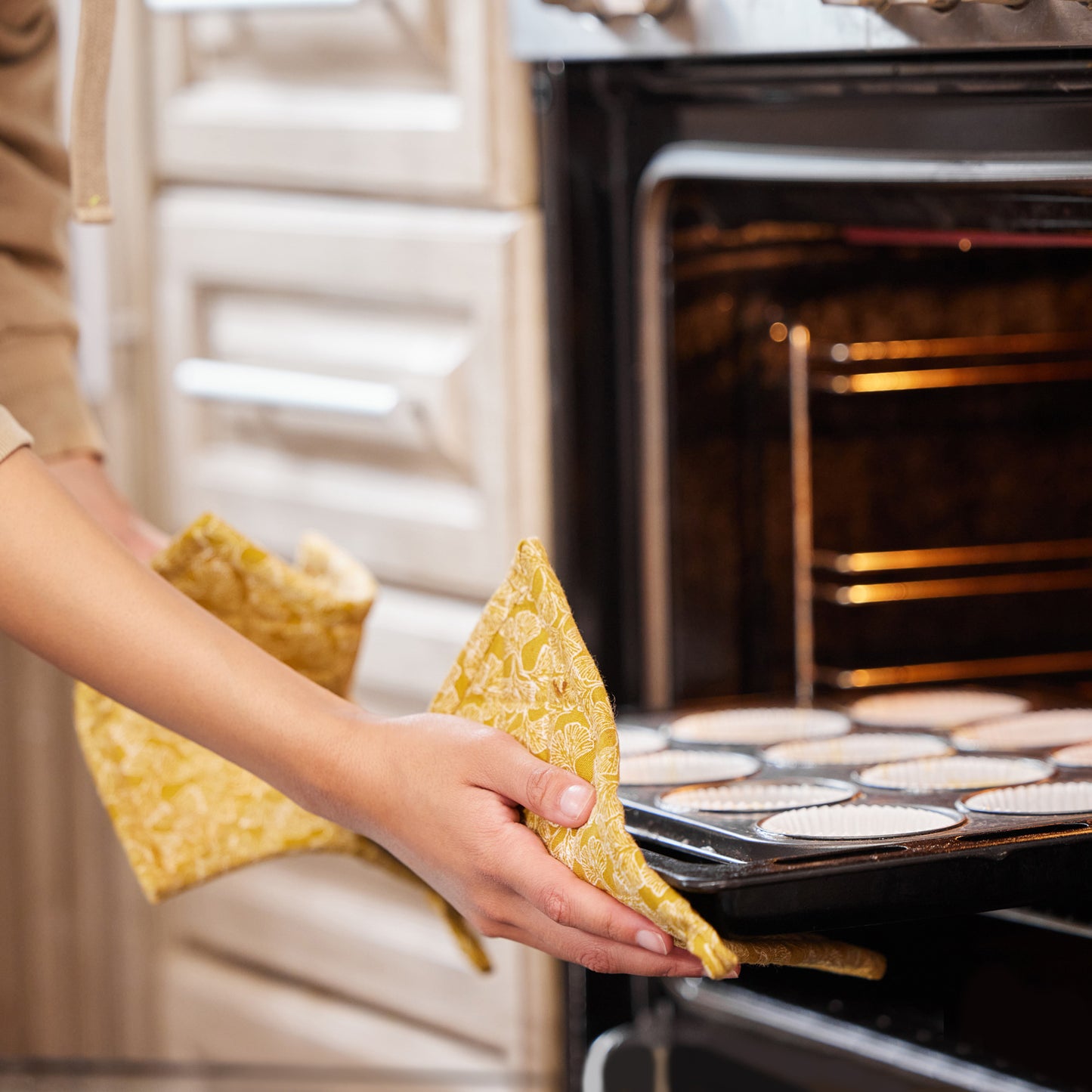 Professional Cotton Oven Mitt Gloves