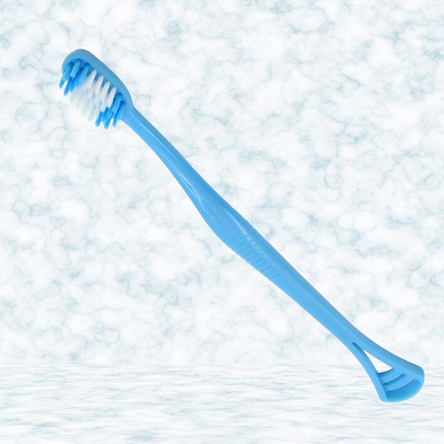 2 In 1 Soft Toothbrush And Tongue With Toothbrush Cover Cleaner Scraper For Men And Women Kids Adults Plastic Toothbrush Cover Case Holder (1 Pc)