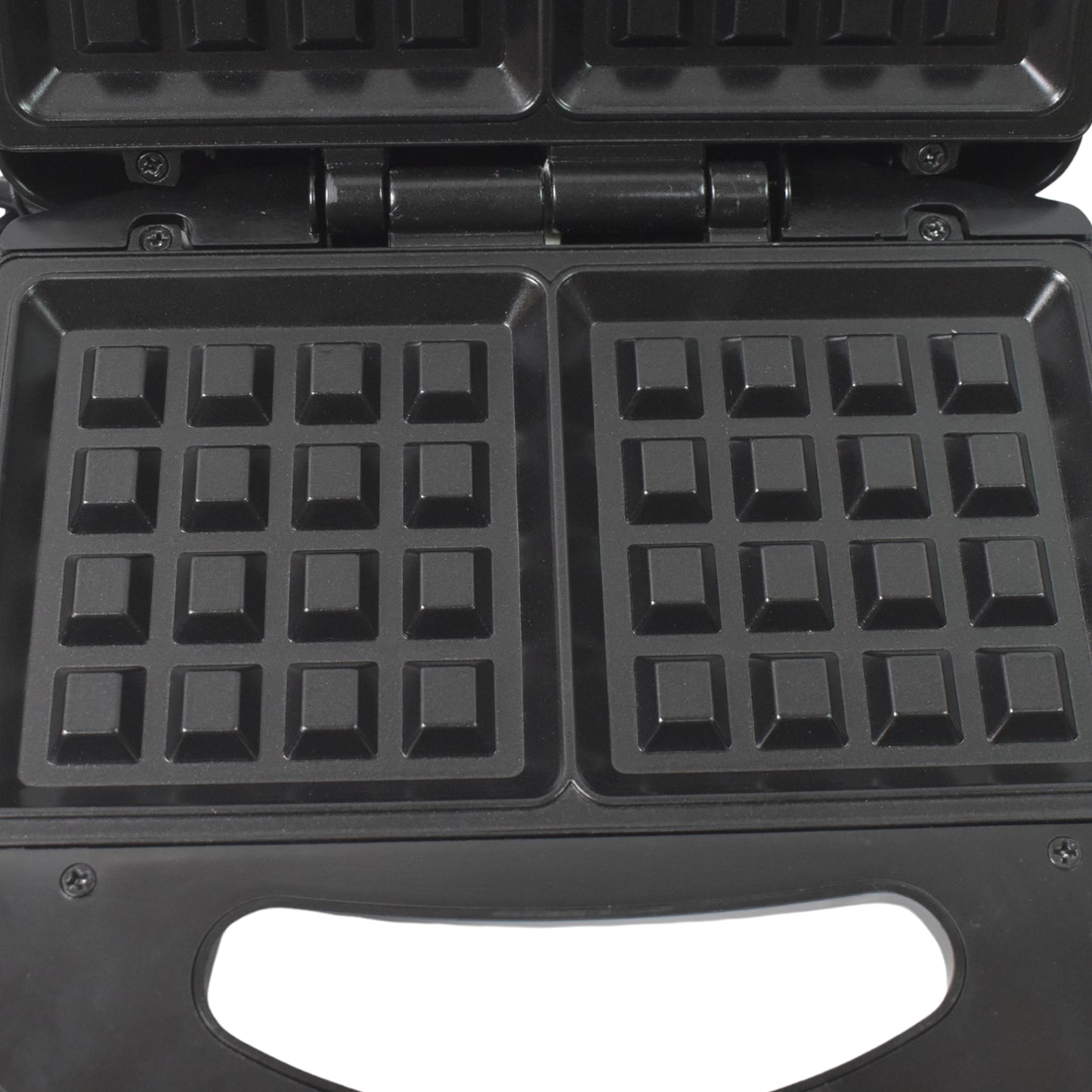 Waffle Maker Makes 2 Square Shape Waffles Non-stick Plates Easy To Use With Indicator Lights