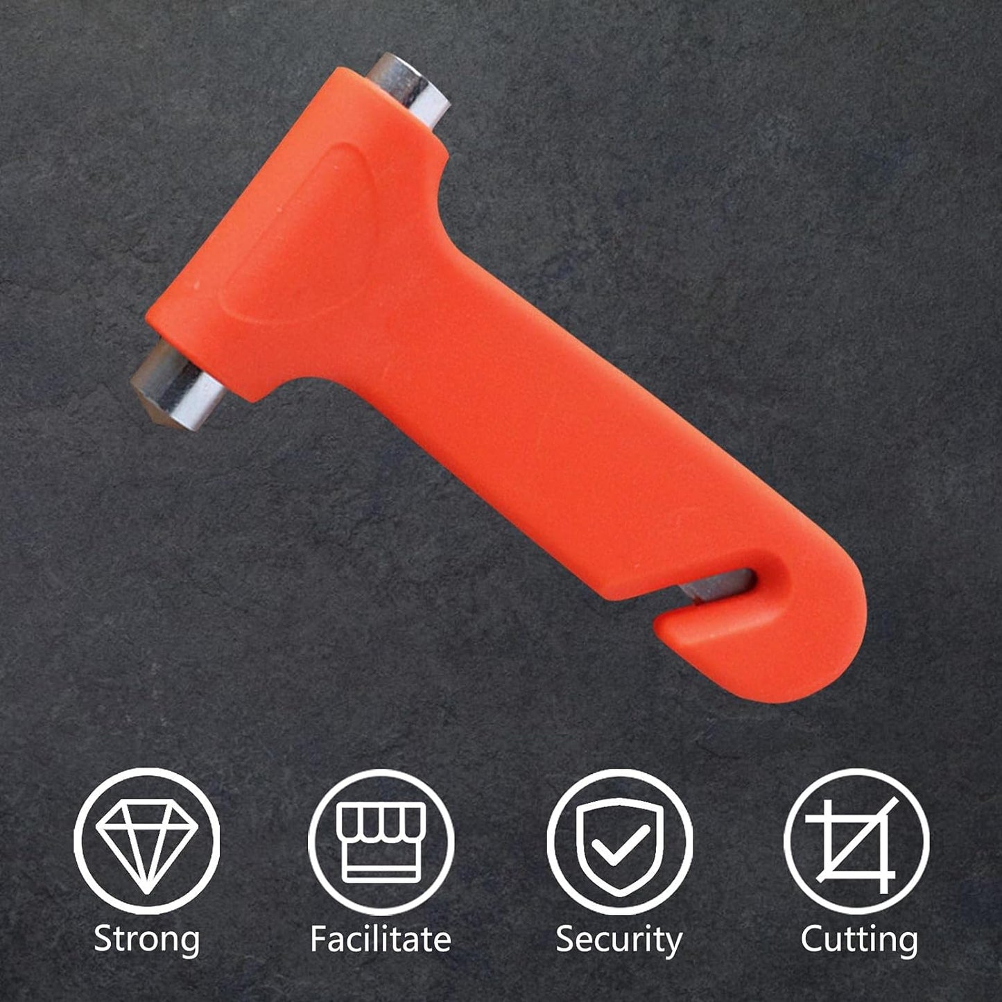 Car Safety Hammer emergency And Rescue Tool car Window Breaker And Seatbelt Cuttersafety Hammer Emergency Rescue Toolcar Window Breaking Seat Belt Cutter (1 Pc)