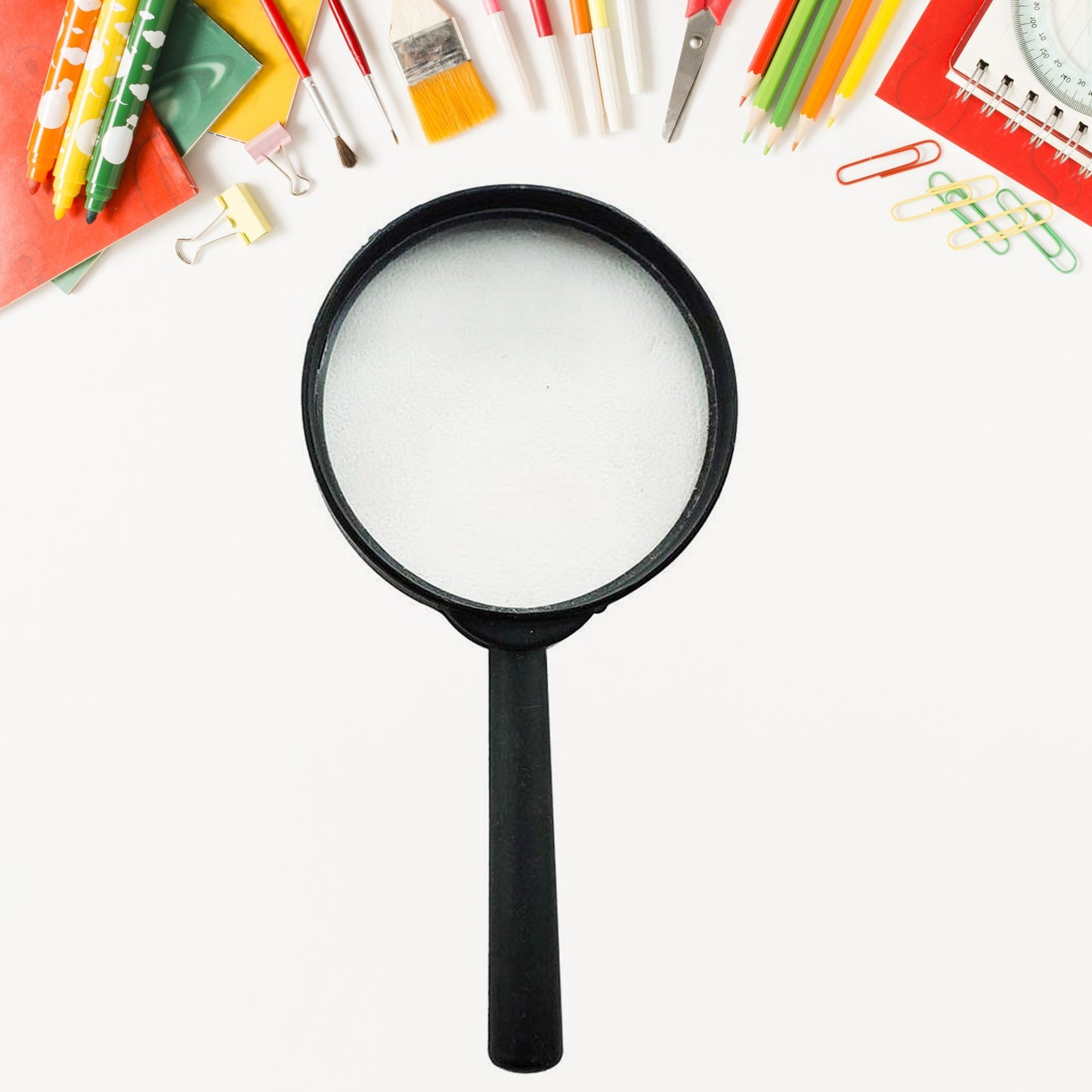 Magnifying Glass Lens - Reading Aid Made Of Glass - Real Glass Magnifying Glass That Can Be Used On Both Sides - Glass Breakage-proof Magnifying Glass Protect Eyes 75mm 50mm (2pc Set)