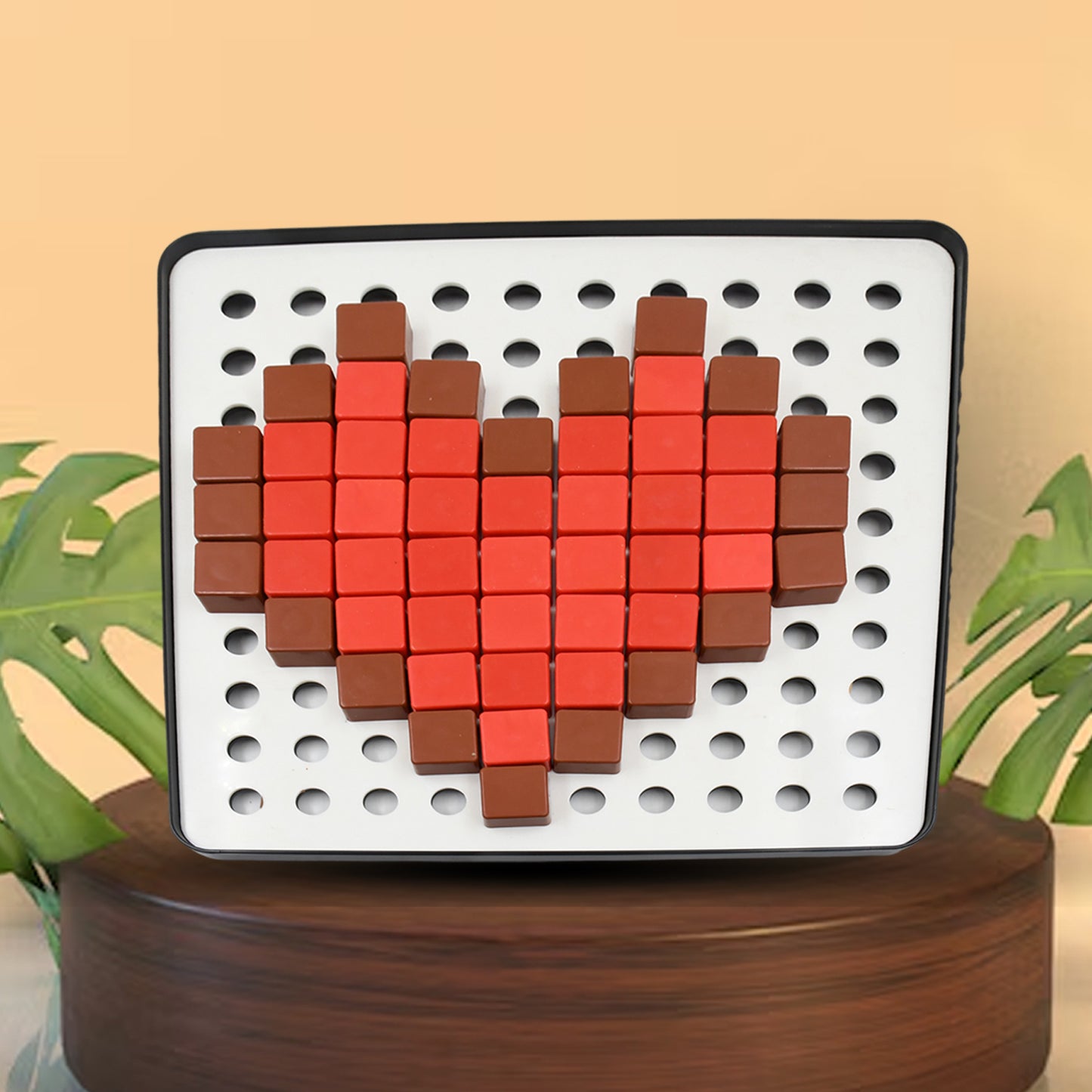 Pixel Cubes Toy For Children Early Education Pixel Game Educational Board Games Board Birthday Gift For Kids Learning Math Toy Brain Games Math Puzzle (Approx 180 Cubes With Pixel Board Book)
