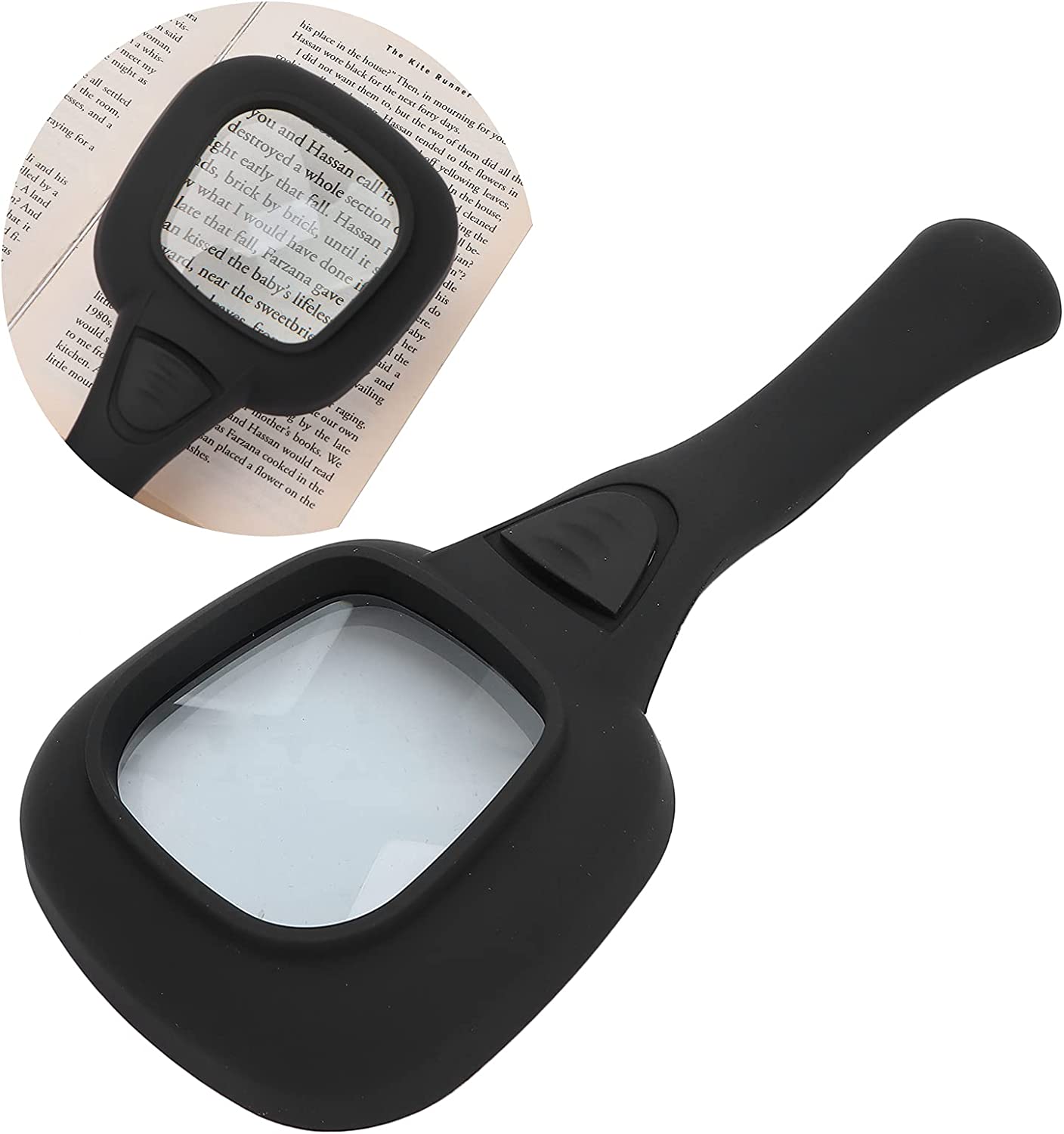 Handheld Magnifying Glass 6 Led Illuminated Lighted Magnifier For Seniors Reading Soldering Inspection Coins Jewelry Exploring