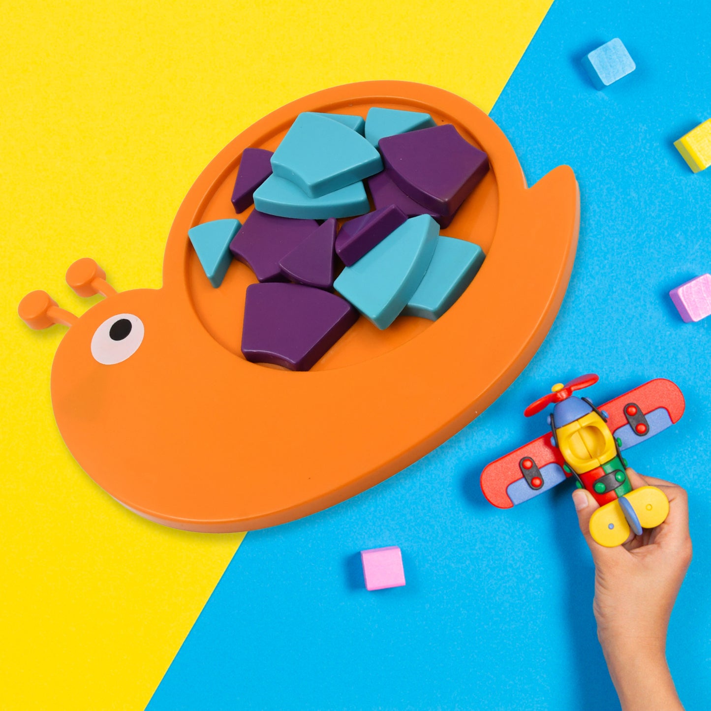 Toys Snail Puzzle Kids Mini Travel Puzzle Games Pre School Toys Develops Motor Reasoning Skills Stem Educational Toy Birthday Gifts 3 - 6 Year Kids Brain Games For Kids Building Blocks For Kids (Mix Color)