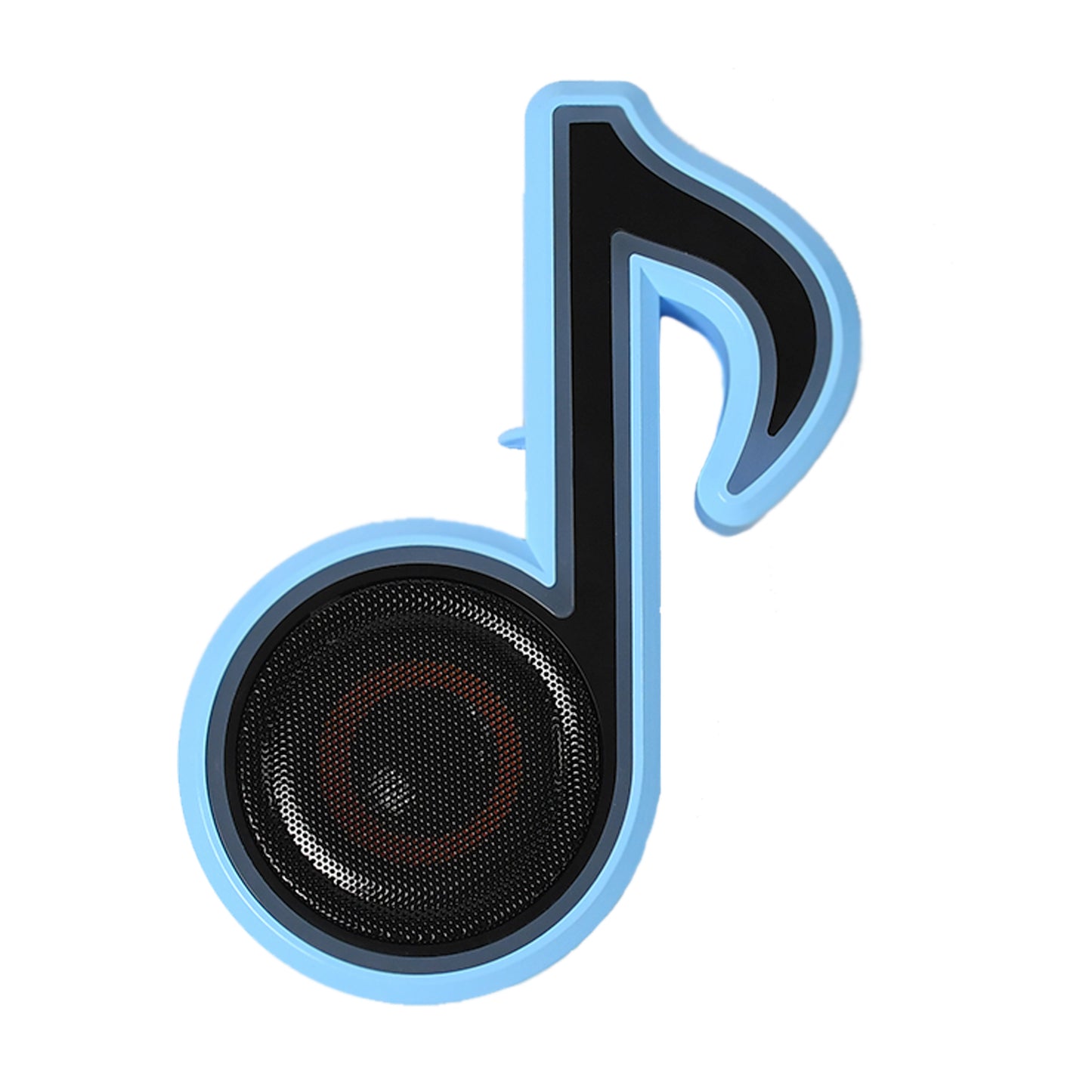 Mini Portable Music Note Shape Speaker Subwoofer Colorful Musical Note Led Lighting Sound For Creatives Gift Computer Phone Sound Equipment