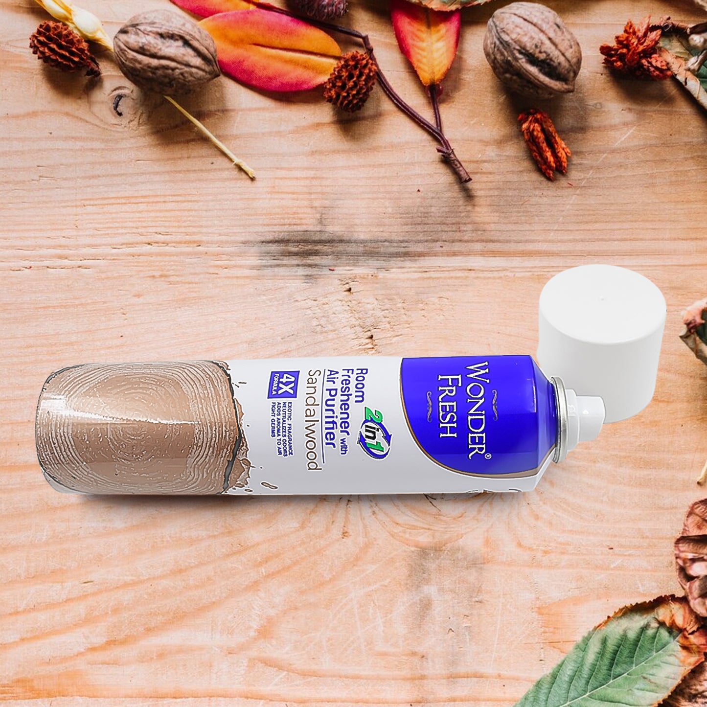 Fresh Air Freshener Spray Sandalwood Fragrance Long Lasting Fragrance For Home Office (Mix Fragrance 125 Gm)