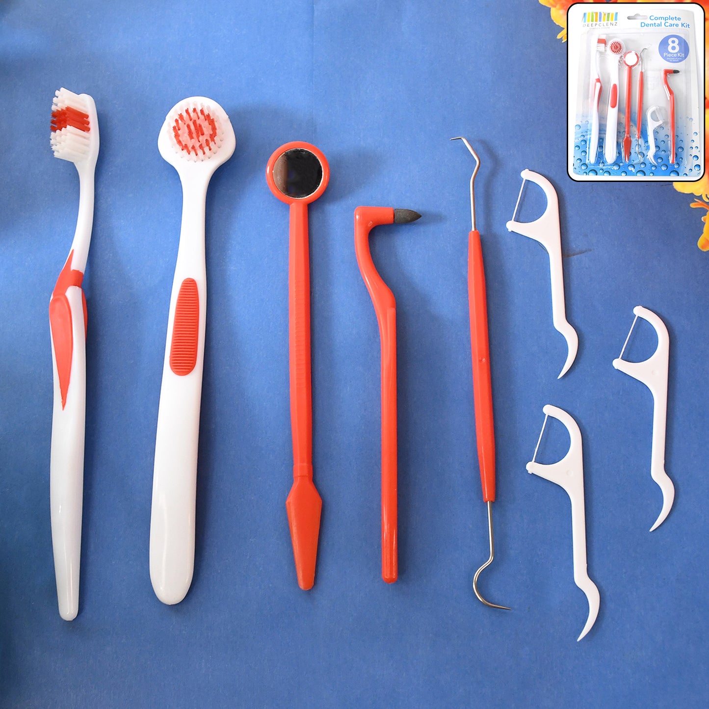 Ergonomically Designed Anti-slip Handles Durable Plastic And Stainless Steel Tools Helps Remove Plaque Tartar And Food Particles Ideal For Use Between Dentist Visits Travel-friendly And Hygienically Packaged