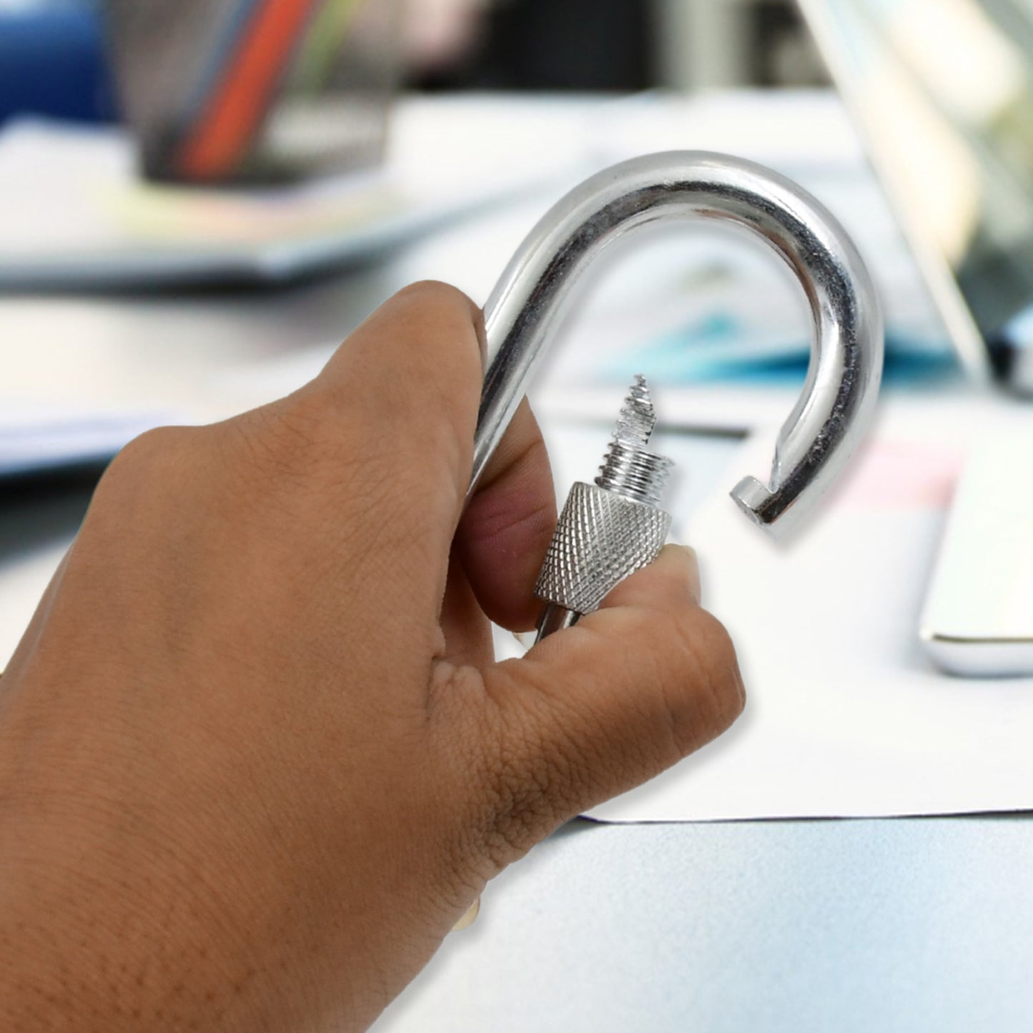 Snap Hook With Screw-stainless Steel Snap Hook Clip Heavy Duty Carabiner Clip (10100 Mm 1 Pc)