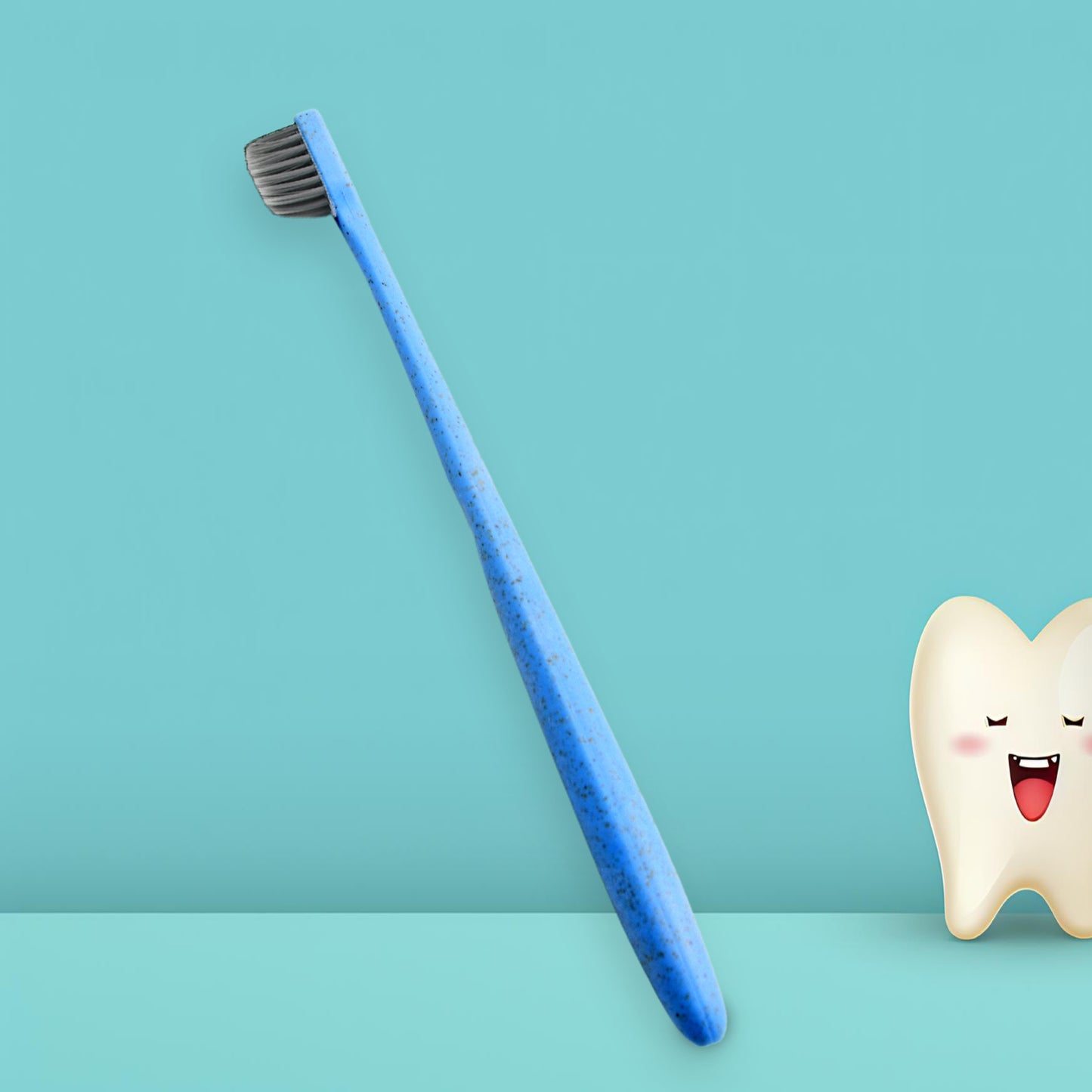 Wheat Straw Toothbrush Women Men Soft-bristle Toothbrush Oral Care Tooth Brush Manual Toothbrush For Deep Cleaning Dental Care (1 Pc)
