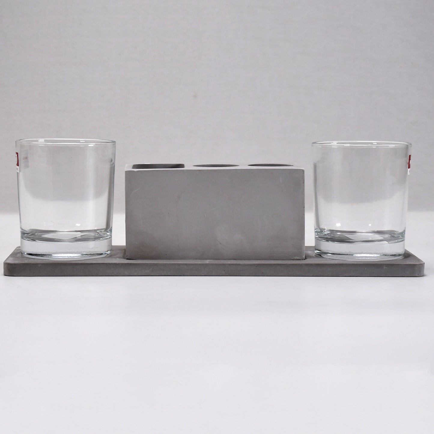 2wine Glass Marble Holder New Attractive Design For Hotel Cafes Use