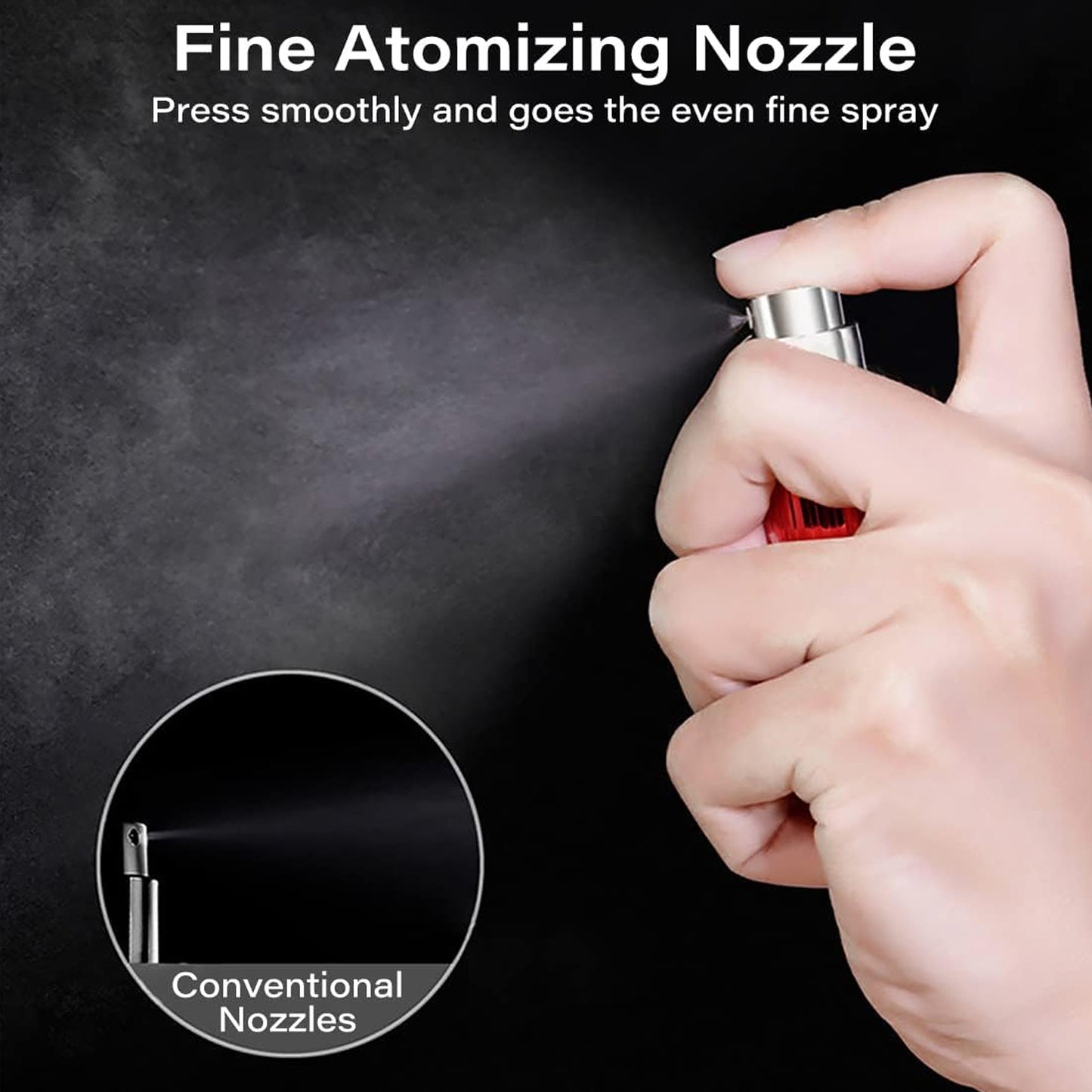 12717 Empty Spray Perfume Bottle Refillable Fine Mist Perfume For Sanitizer Travel Beauty Makeup Perfume Filler(1 Pc)