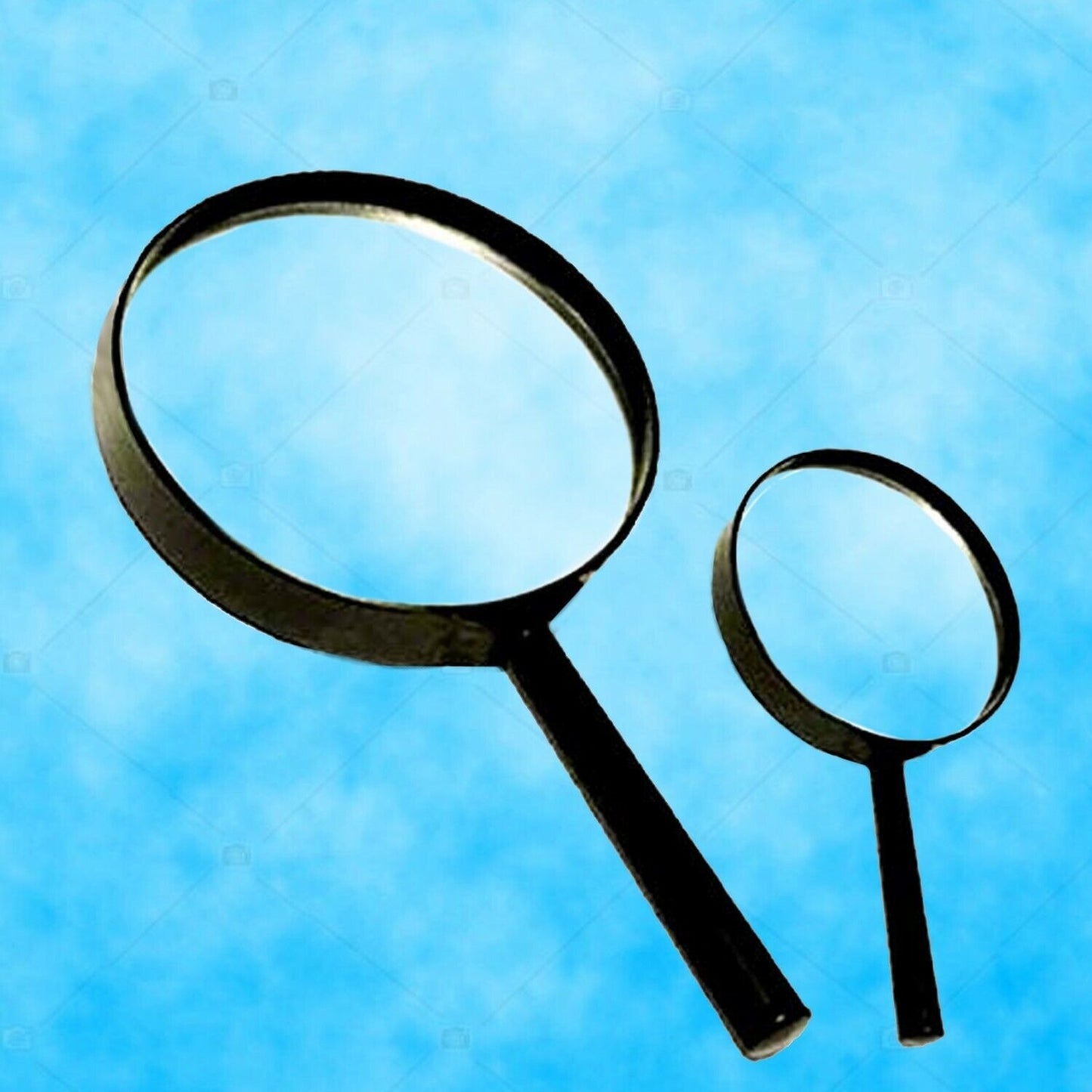 Magnifying Glass Lens - Reading Aid Made Of Glass - Real Glass Magnifying Glass That Can Be Used On Both Sides - Glass Breakage-proof Magnifying Glass Protect Eyes 75mm 50mm (2pc Set)