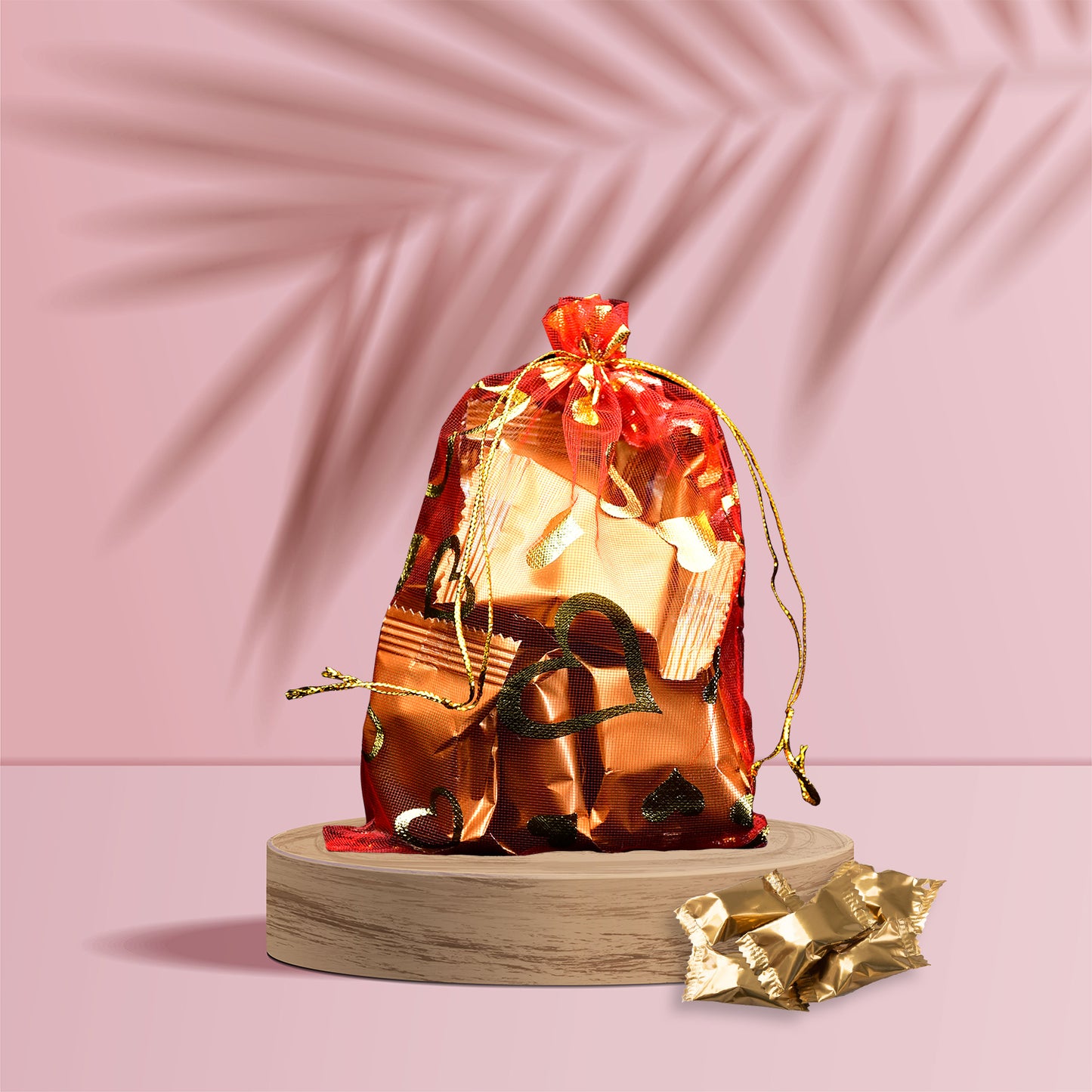 Net Fabric Drawstring Pouch For Dry Fruits Packing Organza Shagun Potli Baba Wedding Party Favor Gift Bags