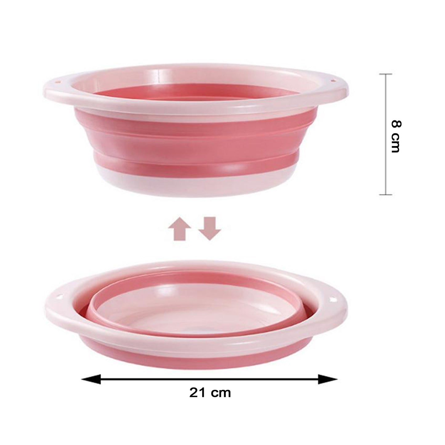 Multi-purpose Portable Collapsible Folding Tub With Hanging Hole Save Storage Space Also Use For Multi Use