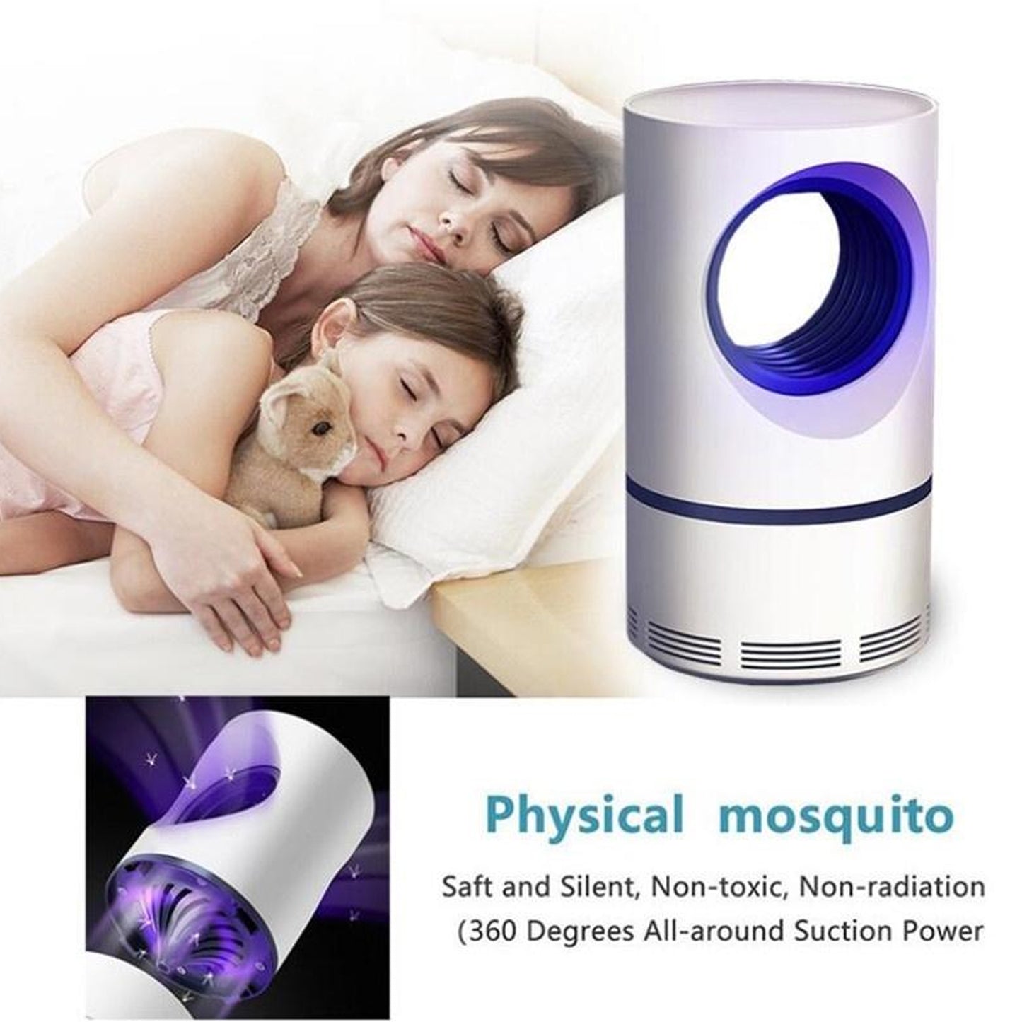 Electronic Led Mosquito Killer Lamps Machine For Home Insect Killer Electric Powered Machine Eco-friendly Baby Freezer Household Bin Display Rack