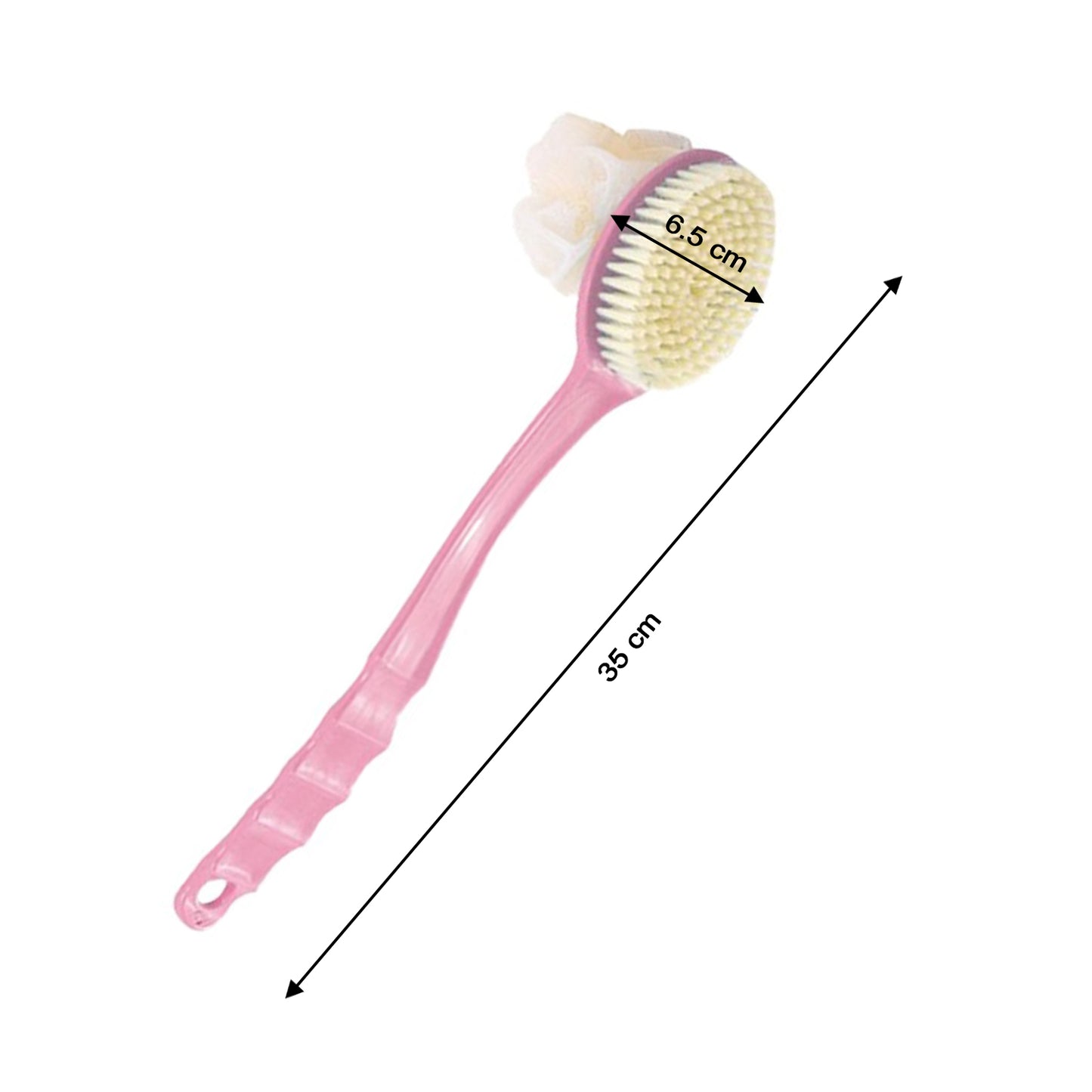 2in1 Bath Brush With Long Handle