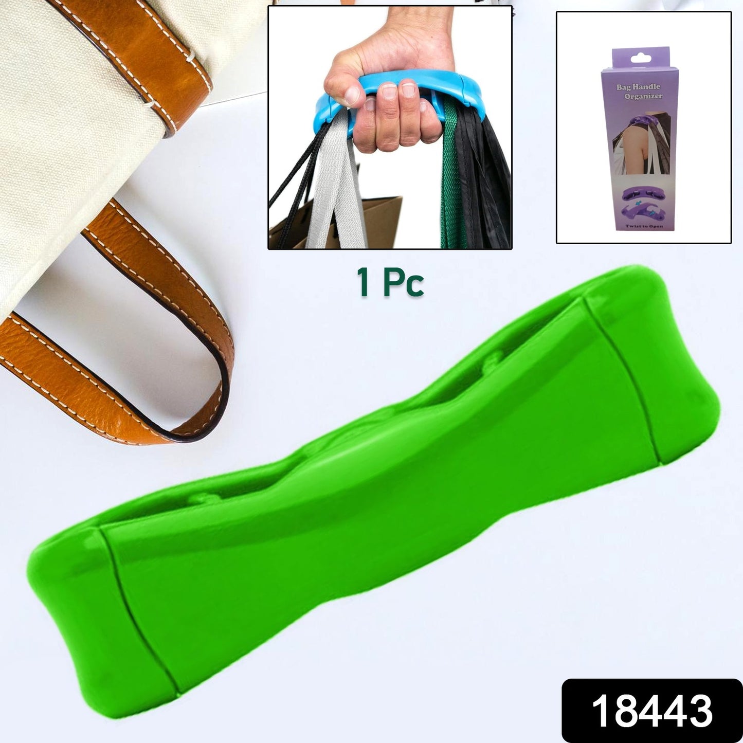 Click Carry Grocery Bag Holder (1 Pc Multi Color)