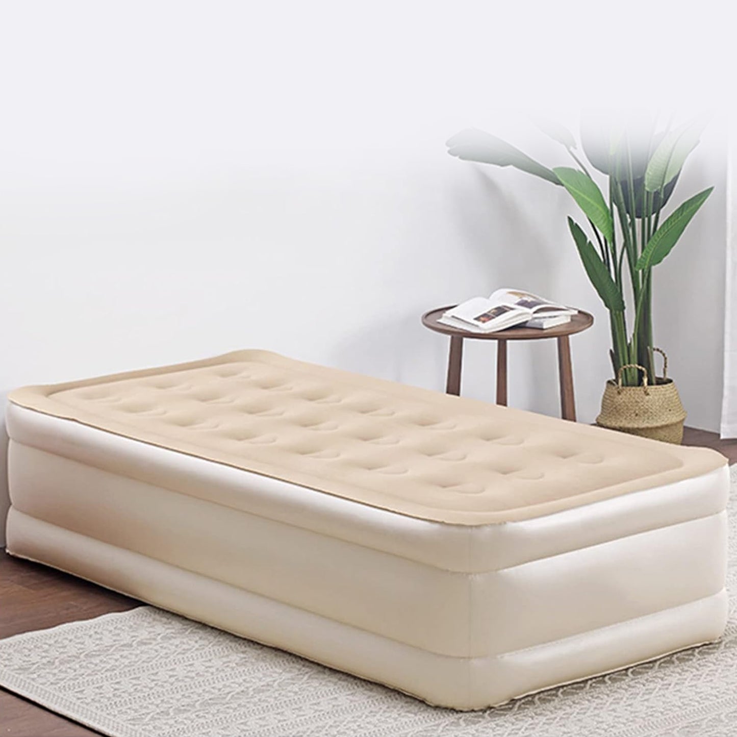 Portable Inflatable Bed Folding Lazy Bed (190x100x40 Cm 1 Pc)