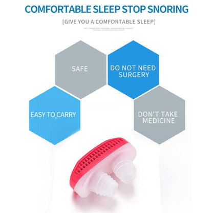 2 In 1 Anti Snoring And Air Purifier Nose Clip For Prevent Snoring And Comfortable Sleep