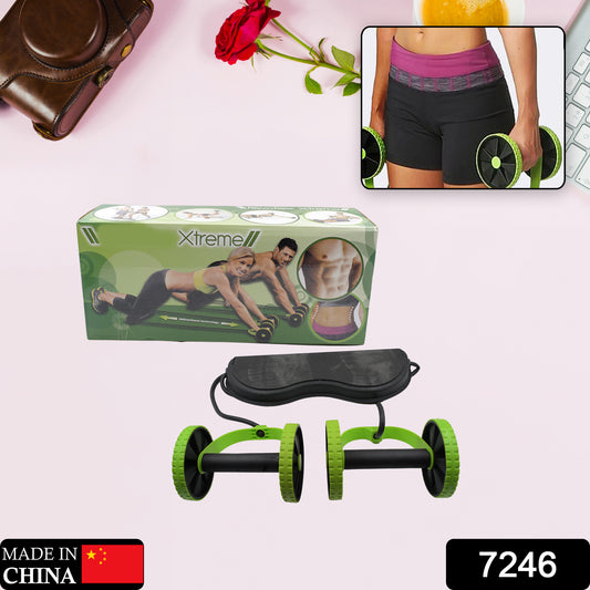 Professional Fitness Imported Ab Builder Ab Care Xtreme Fitness  Resistance Exerciser Resistance Tube Ab Slimmer Rope Exerciser Body Building Home Gym Trainer For Both Men  Women (1 Pc)