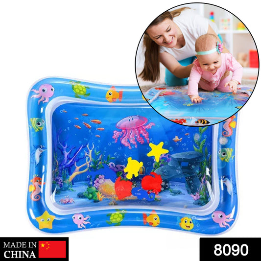 Baby Water Mat Inflatable Baby Play Mat Activity Center For Infant Baby Toys 3 To 15 Months Baby Gifts For Boys Girls(Assorted Design)