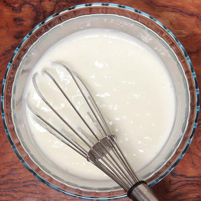 Stainless Steel Wire Whisk balloon Whisk egg Frother Milk  Egg Beater (10 Inch)
