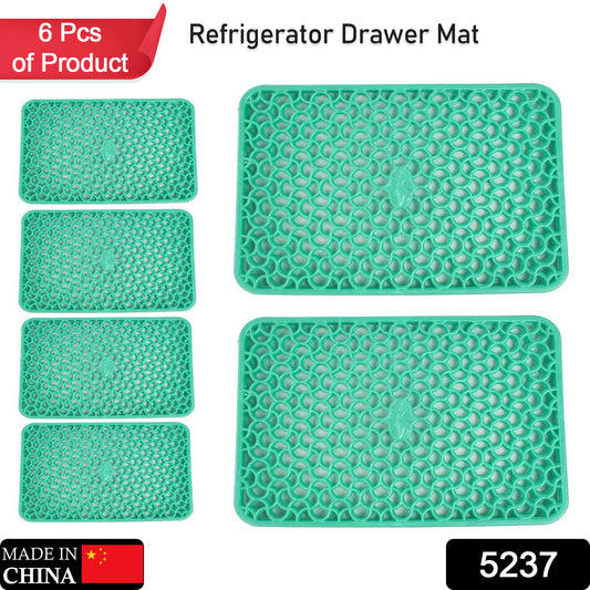 Waterproof Pvc Refrigerator Drawer Mats Multipurpose Matsfridge Mats Set Of 6 Pcs