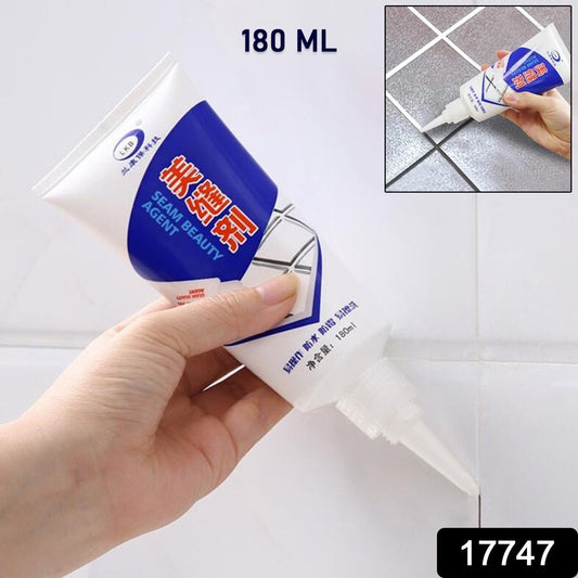Waterproof Tile Gap  Crack  Grout Filler Water-resistant Silicone Sealant For Diy Home Sink Gaps  Tiles Gaps  Grouts Repair Filler Tube For Home Office Bathroom Toilets Kitchen (180 Ml)