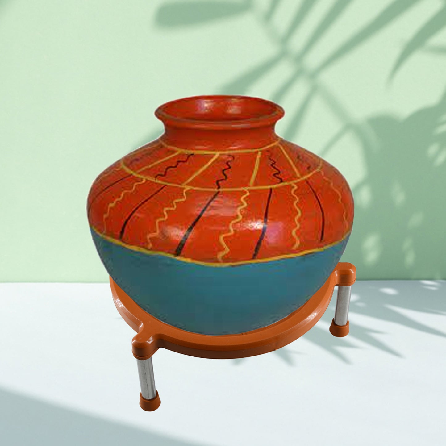 Multipurpose Matka Stand  Plant Pot Water Pot Stand Plastic For Home  Kitchen (1pc)