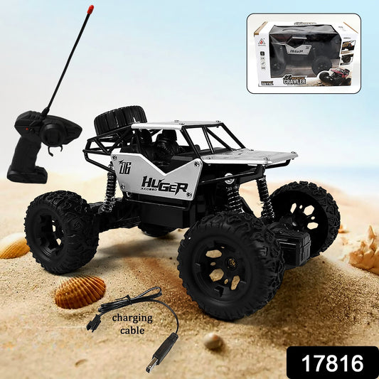 1:18 Scale Rock Crawler Monster Rc Truck All Terrain Stunt Racing Car Rechargeable Indoor Outdoor Toy Car