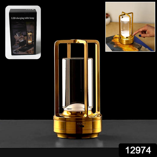 Crystal Lantern Lamp Crystal Lantern Table Lamp 3 Colors Rechargeable Cordless Led Lights For Restaurant  Bedroom Lights (1 Pc)