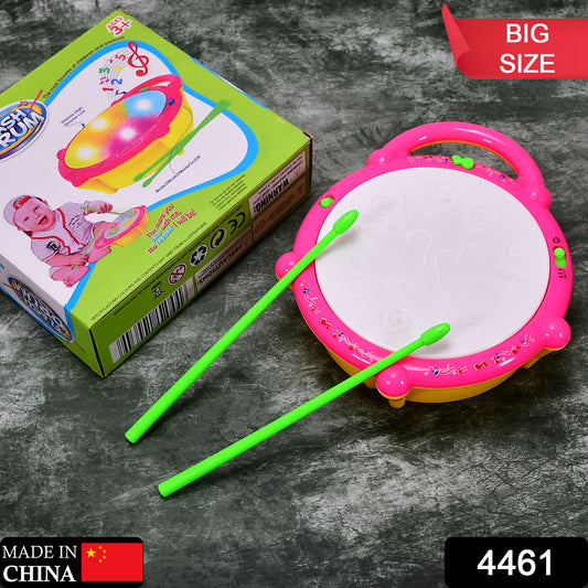 Flash Drum Toys For Kids With Light  Musical Sound Colorful Plastic Baby Drum Musical Toys For Children Baby Toy Instrument Best Gift For Boys  Girls.