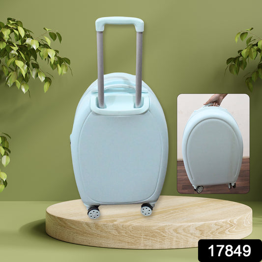 Suitcase For Kids Girls Green Small Cabin Hard Cover Holiday Carry On Trolley With Extendable Handle Childrens Luggage Trolley Rolling Luggage For Toddlers Men Woman (Mix Color)