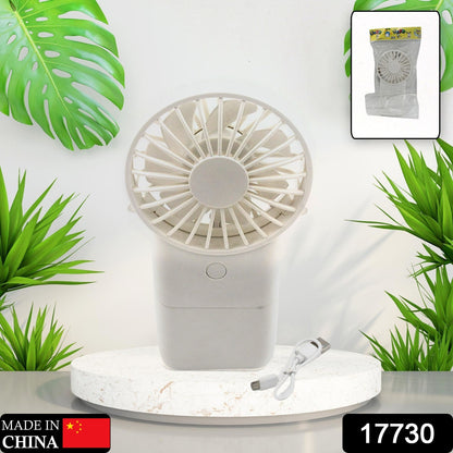 Portable Small Electric Fan Handheld Fan With 3 Modes Usb Rechargeable Mini Student Handheld Class Personal Fan (1 Pc)