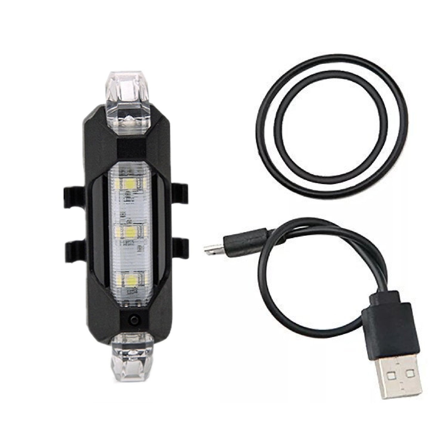 Rechargeable Bicycle Front Waterproof Led Light (White)
