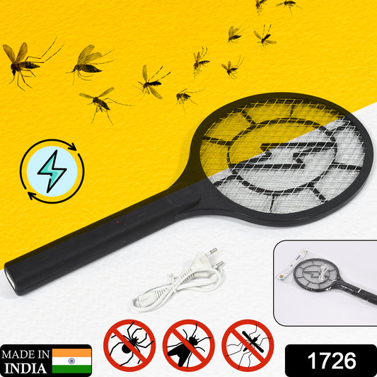 Mosquito Killer Racket Rechargeable Handheld Electric Fly Swatter Mosquito Killer Racket Bat Electric Insect Killer (Quality Assured)