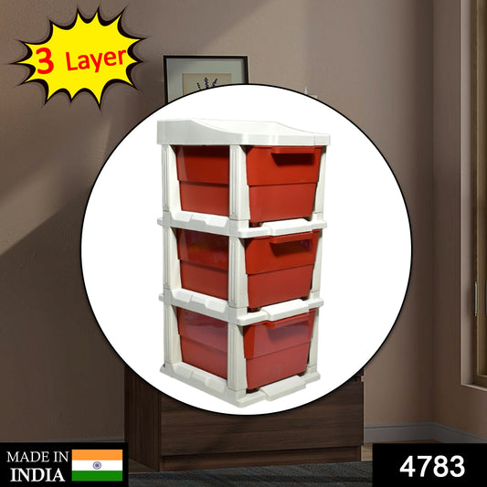 Multi-purpose Anti-slip 3 Layer Modular Drawer Storage System