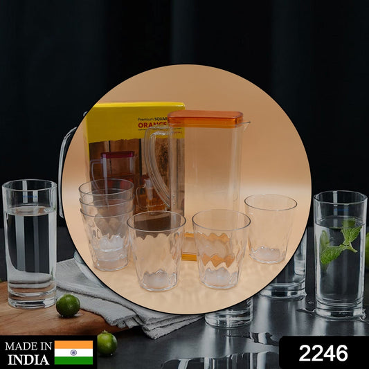 Resistant Glass Jug For Juice Milk Cold Or Hot Beverages