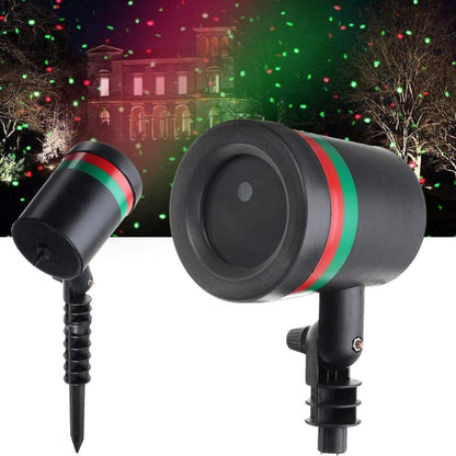 Star Fairy Motion Laser Lights Projector For Garden Lawn Landscape Outdoor Indoor Home Office Diwali Christmas Navratri Decorative Light Party (No Remote Button Multicolour)