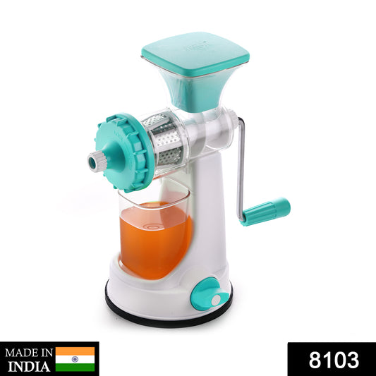 Ganesh Kitchenware Plastic Hand Juicer New Smart Fruit  Vegetable Multipurpose Juicer (Colorrandom Greenblueredorange) ( Colors May Vary )  (Multicolor Pack Of 1)