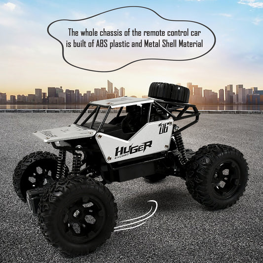 1:18 Scale Rock Crawler Monster Rc Truck All Terrain Stunt Racing Car Rechargeable Indoor Outdoor Toy Car