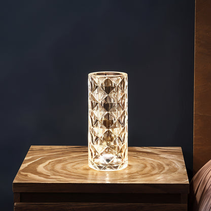 Premium Diamond Cut Crystal Table Lamp (1 Pc  Without Remote  Cable)