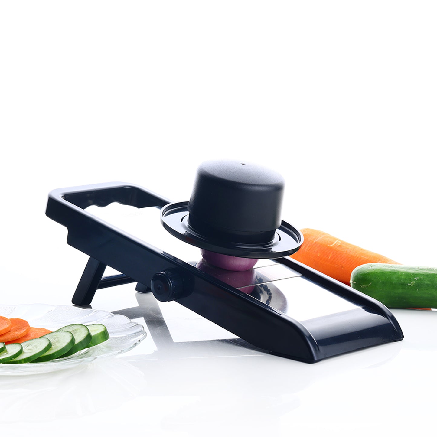 Premium Multipurpose Potato onion Slicer And Grater Potato Slicer For Chips Vegetable Slicer Machine Chips Cutter Potato Slicer For Chips Onion Slicer (Adjustable Slicer)
