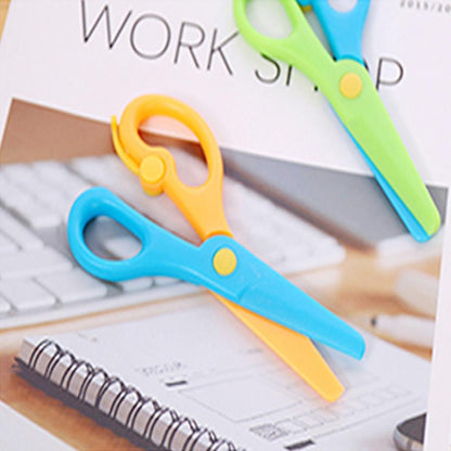 Kids Handmade Plastic Safety Scissors Safety Scissors