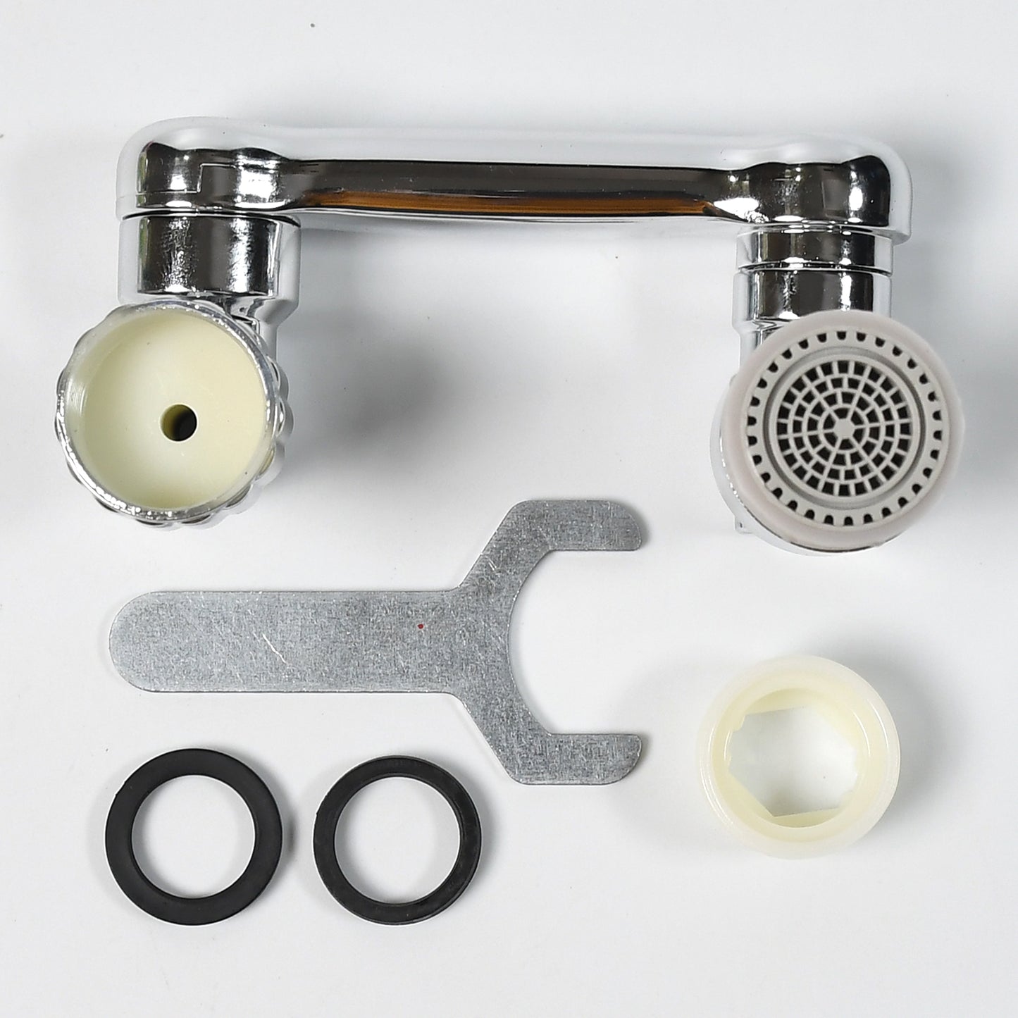 Splash Faucet Filter Faucet 1080 Rotating Faucet Sprayer Head Double O-ring Design Movable Tap Water Saving Sink Aerator Extender For Bathroom Kitchen